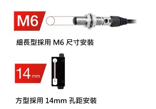 一般感測器無法安裝的狹小空間也能安裝